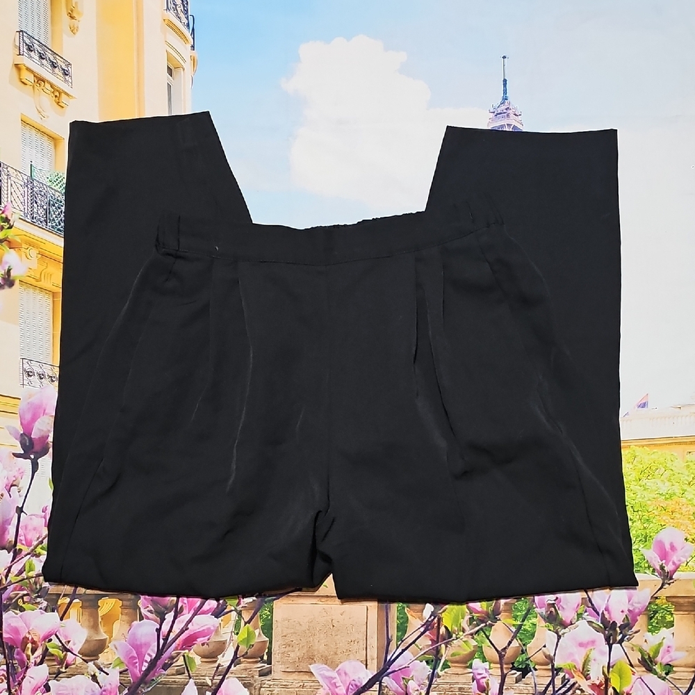 Masscob Chic Black High-Waisted Pull On Pants Size 10